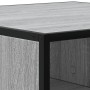 Mesa centro madera ingeniería y metal gris Sonoma 100x100x30 cm by , Coffee table - Ref: Foro24-848777, Price: 82,03 €, Disco...