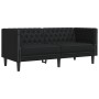 Juego de sofás Chesterfield 2 piezas cuero sintético negro by , Sofas - Ref: Foro24-3209274, Price: 627,82 €, Discount: %