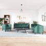 Set de sofás Chesterfield con cojines 3 piezas terciopelo verde by , Sofas - Ref: Foro24-3209283, Price: 897,94 €, Discount: %