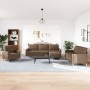 Juego de sofás con reposapiés 4 piezas tela marrón by , Sofas - Ref: Foro24-3278298, Price: 681,94 €, Discount: %