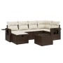Juego de sofás de jardín 7 piezas con cojines ratán PE marrón von , Gartensets - Ref: Foro24-3263809, Preis: 442,80 €, Rabatt: %