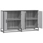 Aparador madera de ingeniería gris Sonoma 134x35x76 cm by , Sideboards - Ref: Foro24-3300818, Price: 141,82 €, Discount: %