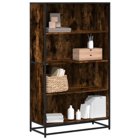 Estantería madera de ingeniería roble ahumado 80,5x35x139 cm von , Bücherregale und Regale - Ref: Foro24-3300847, Preis: 111,...