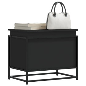 Caja almacenaje con tapa madera ingeniería negro 60x40x51,5 cm von , Aufbewahrungskörbe - Ref: Foro24-848794, Preis: 59,53 €,...