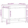 Caja almacenaje con tapa madera ingeniería negro 60x40x51,5 cm von , Aufbewahrungskörbe - Ref: Foro24-848794, Preis: 59,53 €,...