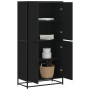 Aparador alto madera de ingeniería negro 68x35x139 cm by , Sideboards - Ref: Foro24-3300830, Price: 162,62 €, Discount: %
