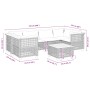 Set sofás de jardín 7 piezas y cojines ratán sintético beige by , Garden sets - Ref: Foro24-3261748, Price: 602,88 €, Discoun...