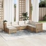 Set sofás de jardín 7 piezas y cojines ratán sintético beige von , Gartensets - Ref: Foro24-3261940, Preis: 585,74 €, Rabatt: %