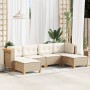 Juego de sofás jardín con cojines 6 pzas ratán sintético beige von , Gartensets - Ref: Foro24-3261949, Preis: 424,35 €, Rabat...
