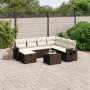 Set sofás de jardín 8 piezas y cojines ratán sintético marrón von , Gartensets - Ref: Foro24-3263849, Preis: 521,06 €, Rabatt: %