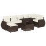Set sofás de jardín 8 piezas y cojines ratán sintético marrón von , Gartensets - Ref: Foro24-3268693, Preis: 583,72 €, Rabatt: %