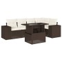 Set sofás de jardín 6 piezas y cojines ratán sintético marrón by , Garden sets - Ref: Foro24-3269153, Price: 454,78 €, Discou...
