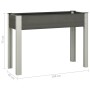 Garden growing table WPC gray 100x40x75 cm by vidaXL, Pots and planters - Ref: Foro24-149011, Price: 96,84 €, Discount: %
