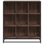 Estantería de madera y metal marrón roble 97,5x33x107,5 cm von , Bücherregale und Regale - Ref: Foro24-3300864, Preis: 111,90...