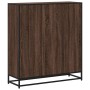 Estantería de madera y metal marrón roble 97,5x33x107,5 cm von , Bücherregale und Regale - Ref: Foro24-3300864, Preis: 111,90...