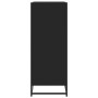 Zapatero de madera de ingeniería y metal negro 75x38x97,5 cm by , Shoe racks and shoe organizers - Ref: Foro24-3300870, Price...