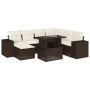 Set sofás de jardín 8 piezas y cojines ratán sintético marrón von , Gartensets - Ref: Foro24-3269333, Preis: 581,01 €, Rabatt: %