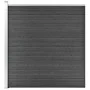 Schwarzes WPC-Zaunelement 175x186 cm von vidaXL, Zaunpaneele - Ref: Foro24-148973, Preis: 237,40 €, Rabatt: %