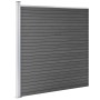 Black WPC fence panel 175x186 cm by vidaXL, fence panels - Ref: Foro24-148973, Price: 219,63 €, Discount: %