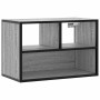 Mueble de TV madera y metal roble ahumado 60x31x39,5 cm von , TV-Möbel - Ref: Foro24-848917, Preis: 42,31 €, Rabatt: %