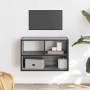 Mueble de TV madera y metal roble ahumado 60x31x39,5 cm von , TV-Möbel - Ref: Foro24-848917, Preis: 42,31 €, Rabatt: %