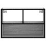 Mueble de TV madera y metal roble ahumado 60x31x39,5 cm von , TV-Möbel - Ref: Foro24-848917, Preis: 42,31 €, Rabatt: %