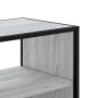Mueble de TV madera y metal roble ahumado 60x31x39,5 cm von , TV-Möbel - Ref: Foro24-848917, Preis: 42,31 €, Rabatt: %