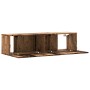 Mueble de TV de pared madera ingeniería envejecida 120x30x30 cm von , TV-Möbel - Ref: Foro24-856020, Preis: 79,22 €, Rabatt: %