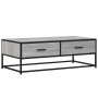Mesa de centro madera ingeniería metal gris Sonoma 100x50x35 cm by , Coffee table - Ref: Foro24-848782, Price: 87,92 €, Disco...