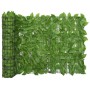 Balkonmarkise mit grünen Blättern 600x75 cm von vidaXL, Sonnenschirme - Ref: Foro24-315498, Preis: 45,11 €, Rabatt: %