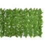 Toldo para balcón con hojas verde 600x75 cm