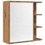 Armario espejo baño roble roble artisan 62,5x20,5x64 cm by , bathroom vanities - Ref: Foro24-856178, Price: 75,81 €, Discount: %