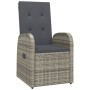Set de comedor de jardín 11 pzas y cojines ratán sintético gris by , Garden sets - Ref: Foro24-3277625, Price: 1,00 €, Discou...