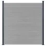 Fence posts 2 units dark gray aluminum 185 cm by vidaXL, fence posts - Ref: Foro24-148986, Price: 140,63 €, Discount: %
