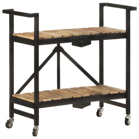 Carrito de cocina de madera maciza de mango 87x36x81 cm von , Küchen- und Speisewagen - Ref: Foro24-321710, Preis: 140,52 €, ...