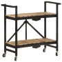Carrito de cocina de madera maciza de mango 87x36x81 cm von , Küchen- und Speisewagen - Ref: Foro24-321710, Preis: 140,52 €, ...