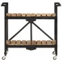 Carrito de cocina de madera maciza de mango 87x36x81 cm von , Küchen- und Speisewagen - Ref: Foro24-321710, Preis: 140,52 €, ...