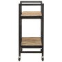 Carrito de cocina de madera maciza de mango 87x36x81 cm von , Küchen- und Speisewagen - Ref: Foro24-321710, Preis: 140,52 €, ...