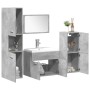 Set muebles de baño 5 piezas madera ingeniería gris hormigón von , Badezimmermöbel - Ref: Foro24-3324877, Preis: 253,12 €, Ra...