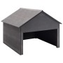 Grauer WPC-Rasenmäherschuppen 80x80x70 cm von vidaXL, Rasenmäherabdeckungen - Ref: Foro24-149036, Preis: 252,12 €, Rabatt: %