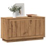 Aparador de madera de ingeniería roble artisan 102x35x55 cm von , Sideboards - Ref: Foro24-857140, Preis: 105,98 €, Rabatt: %
