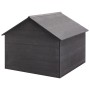 Grauer WPC-Rasenmäherschuppen 80x80x70 cm von vidaXL, Rasenmäherabdeckungen - Ref: Foro24-149036, Preis: 252,12 €, Rabatt: %