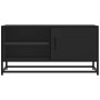Mueble de TV madera de ingeniería y metal negro 80x34,5x40 cm von , TV-Möbel - Ref: Foro24-848819, Preis: 66,09 €, Rabatt: %