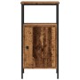 Mesita de noche madera ingeniería madera envejecida 41x31x80 cm von , Nachttische - Ref: Foro24-857246, Preis: 47,18 €, Rabat...