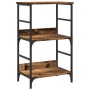 Estantería libros madera ingeniería envejecida 50x33x82 cm by , Bookcases and shelves - Ref: Foro24-857464, Price: 52,86 €, D...