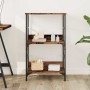 Estantería libros madera ingeniería envejecida 50x33x82 cm by , Bookcases and shelves - Ref: Foro24-857464, Price: 52,86 €, D...