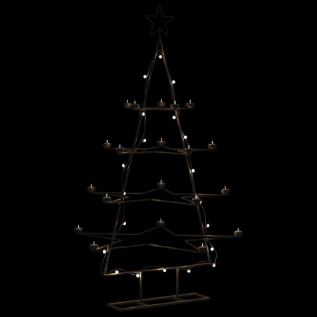 Árbol de Navidad para decoración metal negro 140 cm by , Christmas trees - Ref: Foro24-4018964, Price: 69,09 €, Discount: %
