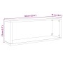 Estantes cubo de pared 2 uds madera envejecida 60x15x23 cm by , Shelves and shelves - Ref: Foro24-856586, Price: 35,89 €, Dis...