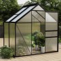 Anthrazitgraues Aluminium-Gewächshaus 2,47 m² von vidaXL, Gewächshäuser - Ref: Foro24-312065, Preis: 337,29 €, Rabatt: %