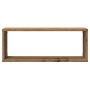Estantes cubo de pared 4 uds madera roble artisan 60x15x23 cm von , Regale und Regale - Ref: Foro24-856590, Preis: 46,55 €, R...
